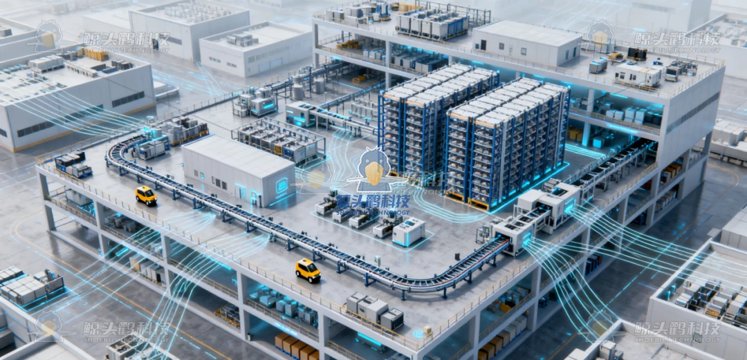 مستودع آلي مركزي يمتد على جميع الطوابق مستودع آلي مركزي يمتد على جميع الطوابق